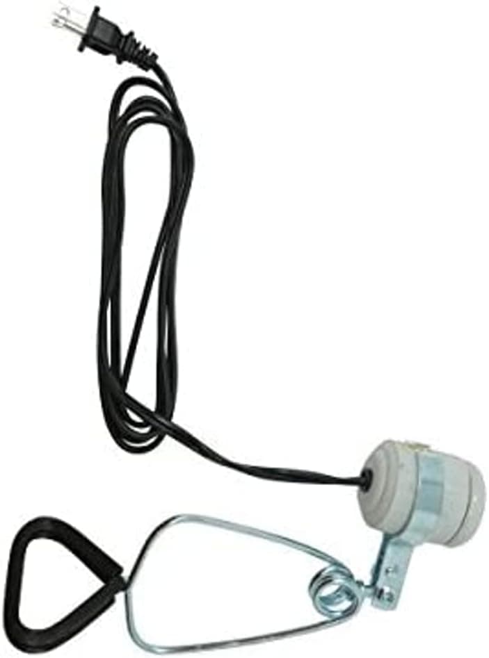 Woods 328 150-Watt Brooder Clamp Lamp with Porcelain Socket, 6 Foot 18/2 Gauge Cord