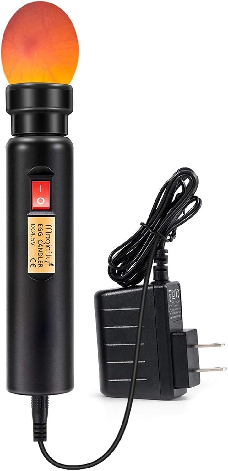 Magicfly Bright Cool LED Light Egg Candler Tester, Powered by Power Supply