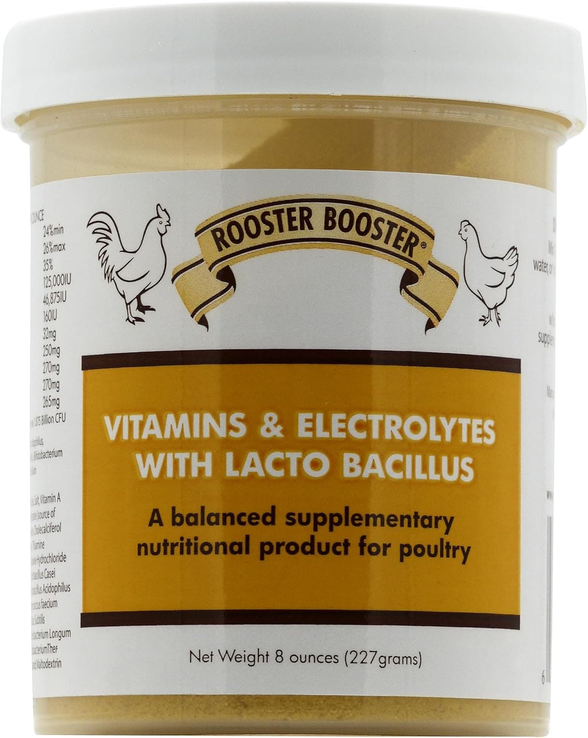 Rooster Booster Vitamins and Electrolytes with Lactobacillus, 8 oz