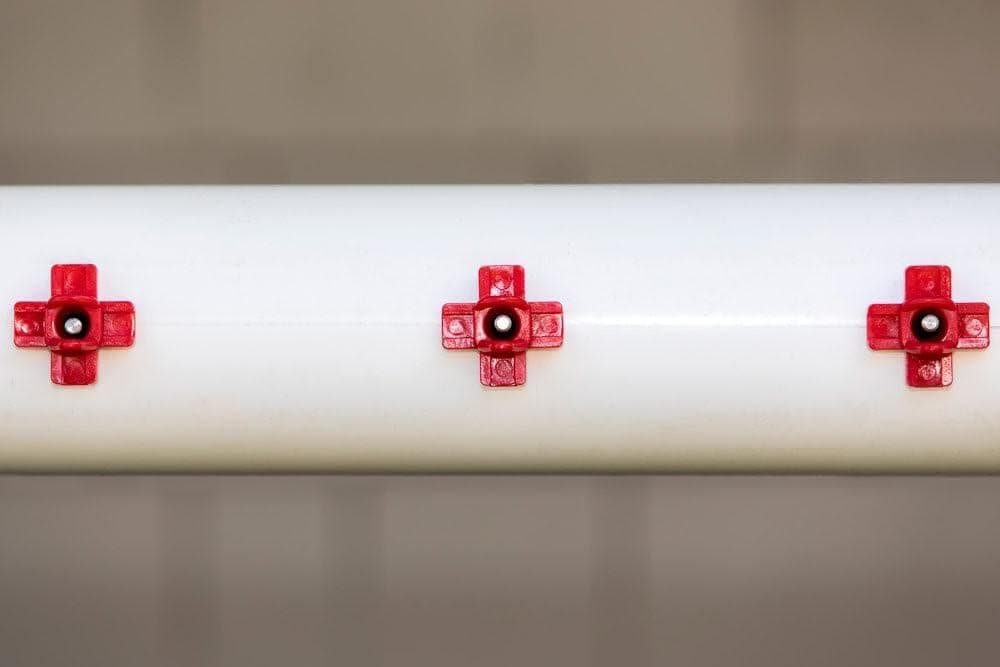 Horizontal Side Mount Chicken Watering Nipples - Easy Install No Leak Automatic Water Feeder for Poultry, 10 Pack