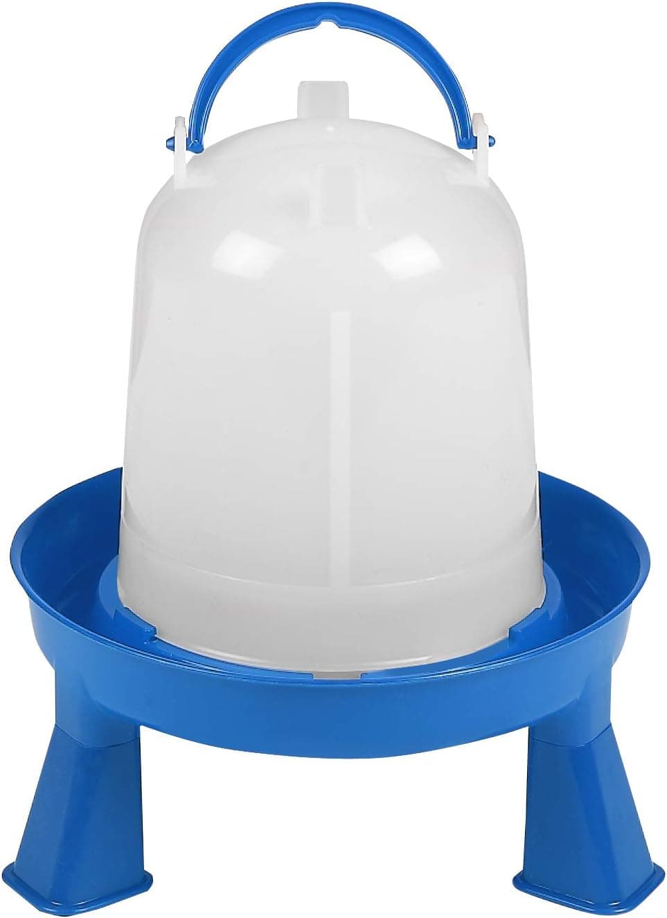 Double-Tuf Poultry Waterer with Legs, Durable Water Container with Carrying Handle, 1.5 Quart