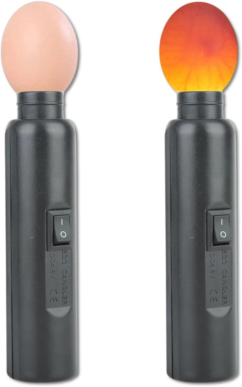 Sonew Egg Candler Tester, High Intensity Cool LED Candling Lamp, Rechargeable for All Egg Types