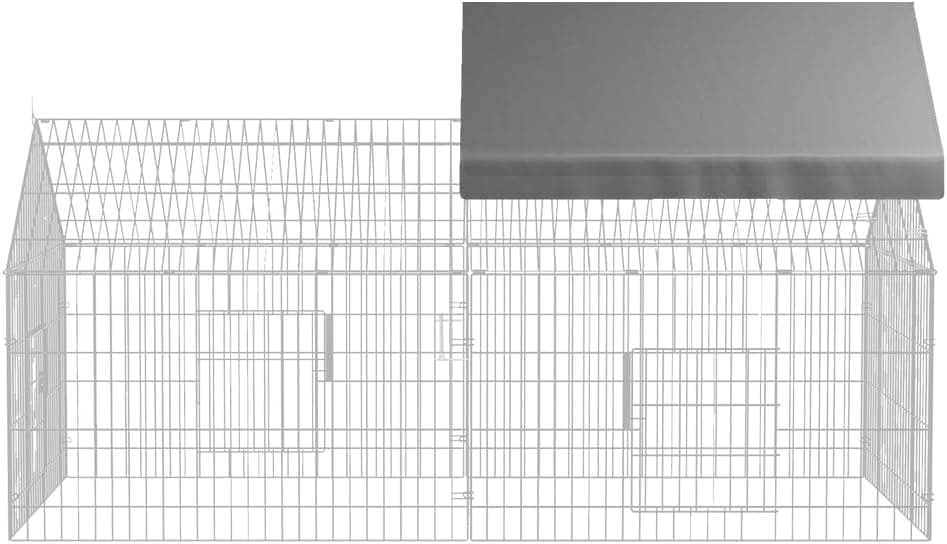 Chicken Run Cover Replacement, Waterproof Chicken Cage Tarp, Weatherproof Cover for Outdoor Duck Pen