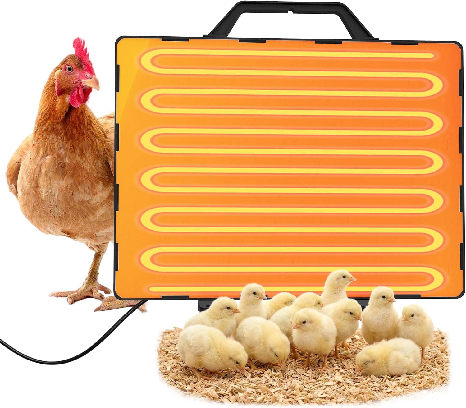 Chicken Coop Heater for Winter, Safe 140W Radiant Heat Panel with ETL Certification