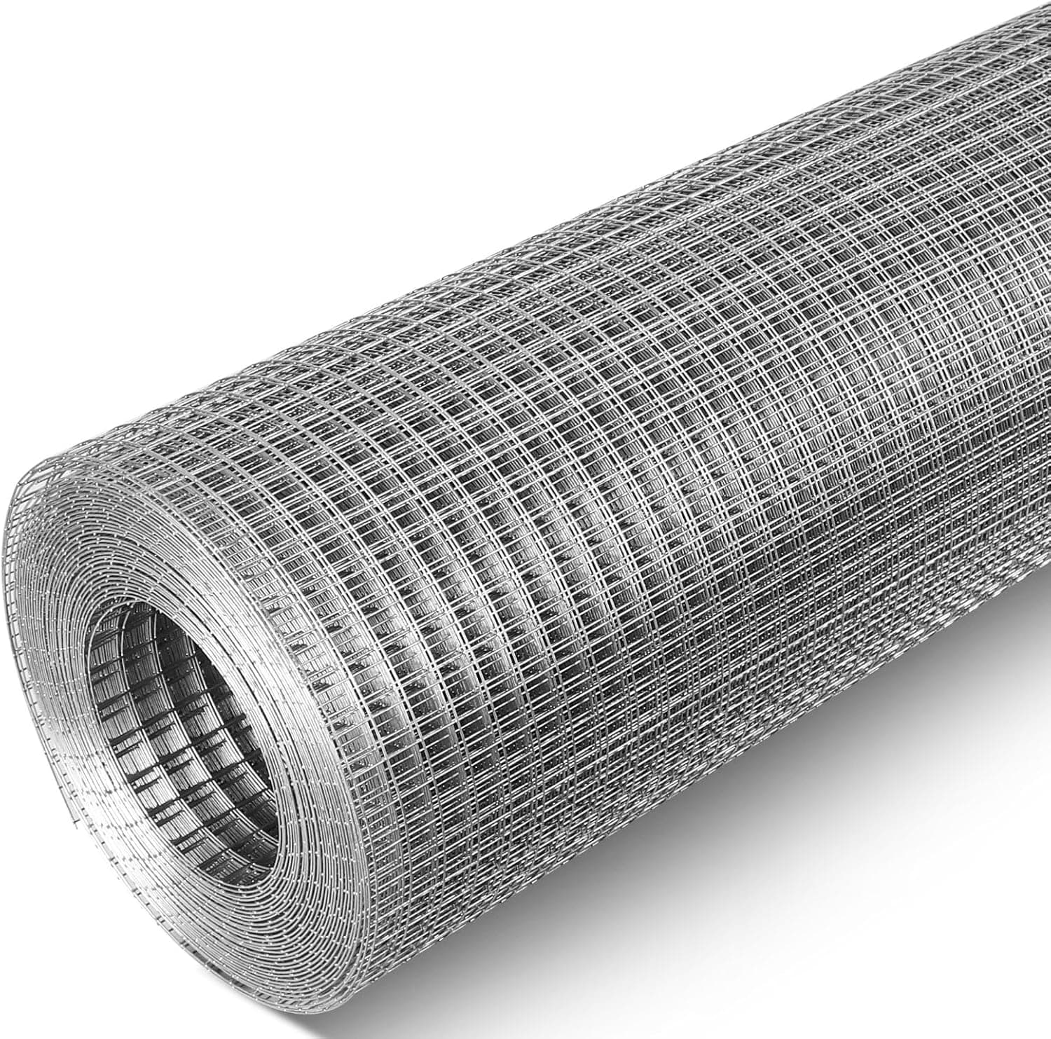 TUSON Hardware Cloth 1/2 inch 24 x 100 ft 19 Gauge, Hot-dip Galvanized After Welding, Chicken Wire Fencing Wire Mesh Roll