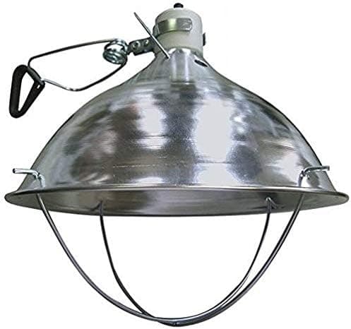 Rite Farm Products Deluxe Brooder Lamp Fixture with Clamp for Chicken Coop Hen House Chick Warmer Heat Light