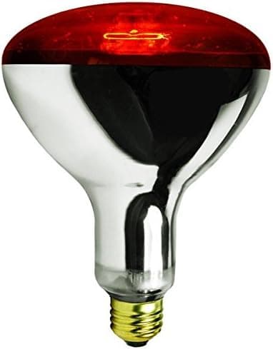 Rite Farm Products 250 Watt Red Brooder Heat Lamp Bulb for Chicken Coop Hen House Baby Chicks
