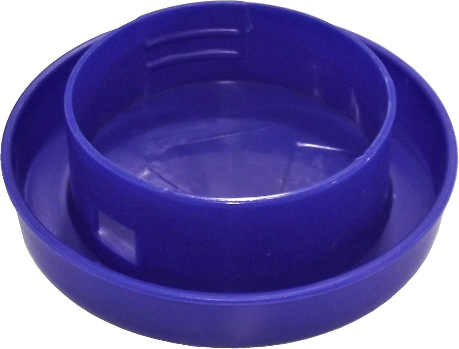 Rite Farm Products Quail and Chick Poly Safety Waterer Drinker Base for One Quart Jar