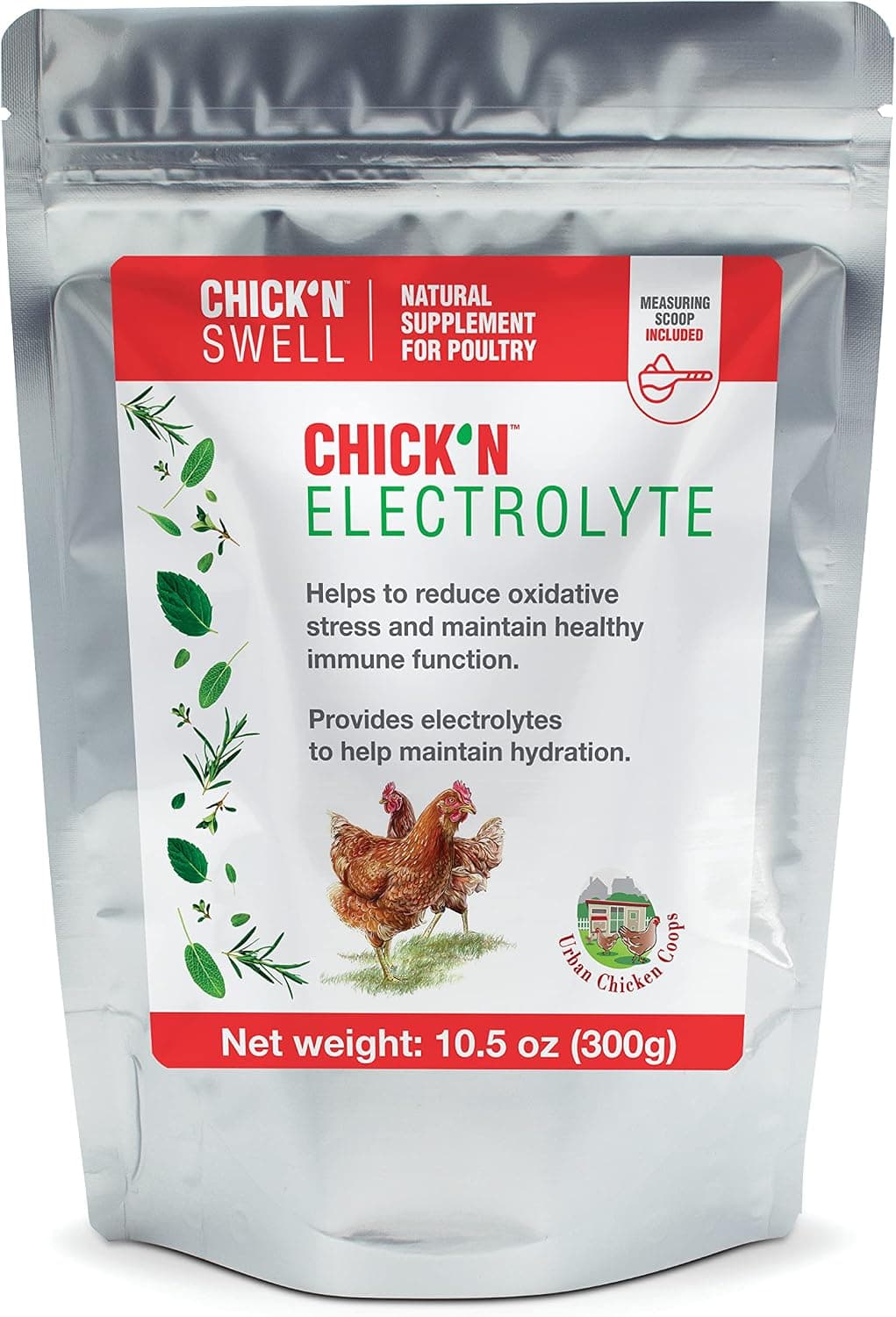 Chick'N Swell Chicken Electrolytes for Heat Stress and Dehydration, 10.5 oz