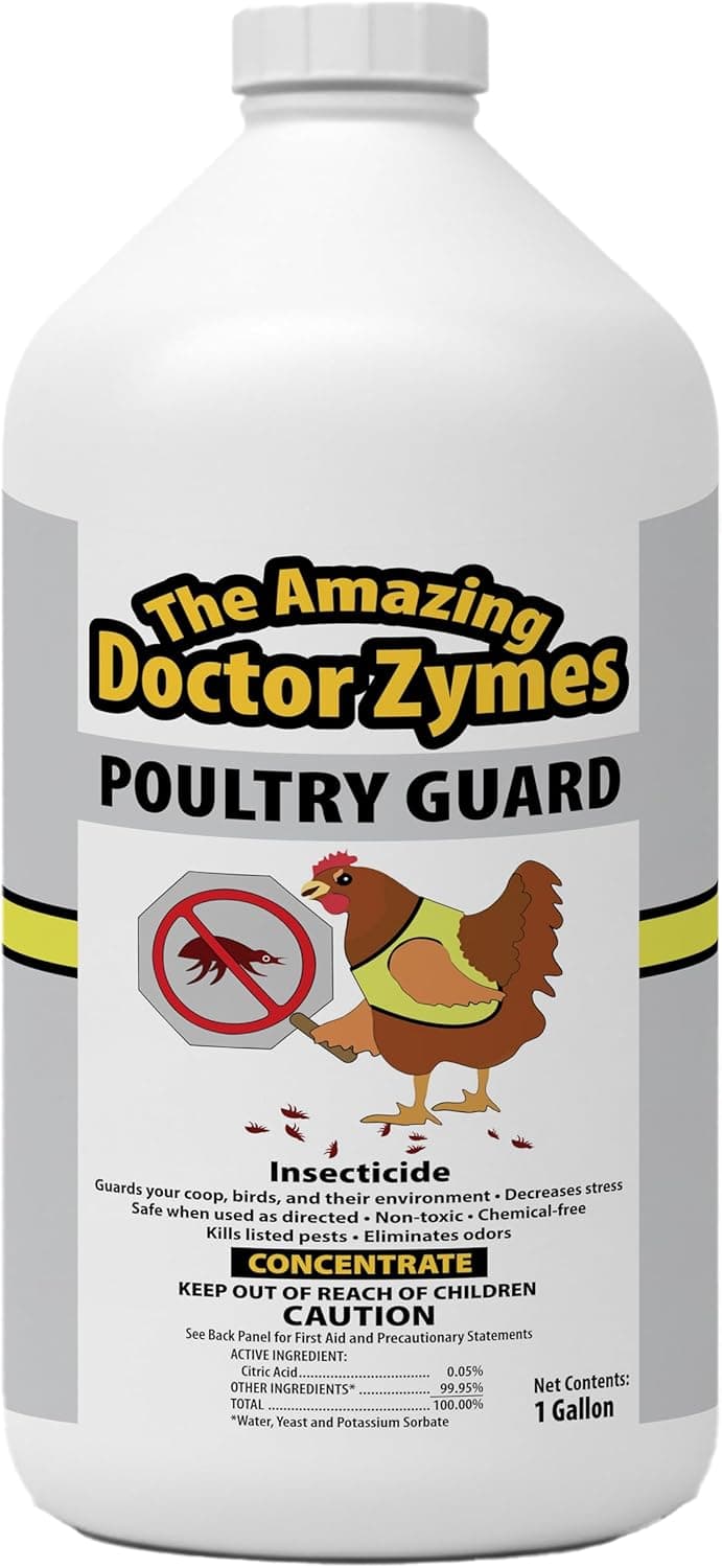 Poultry Guard Natural Chicken Mite and Lice Treatment - Organic Poultry Parasite Spray